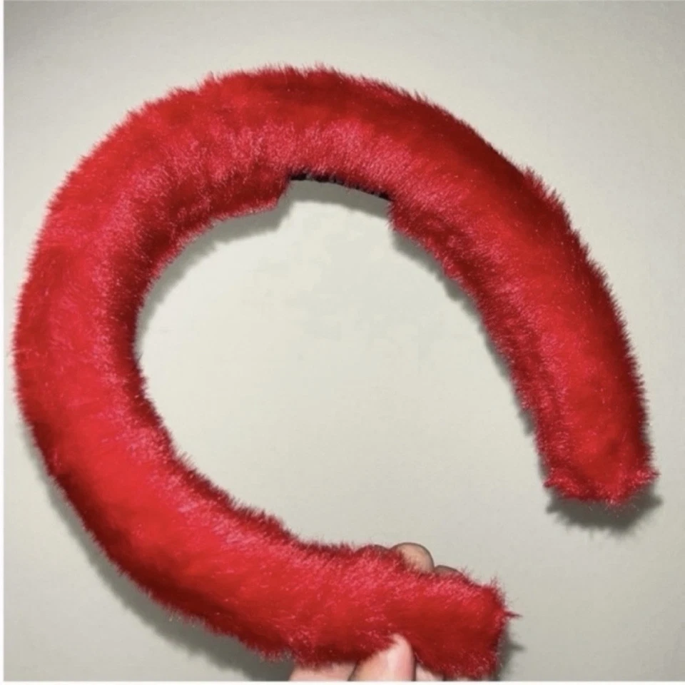 Diadema roja acolchada de piel sintética Surell talla única para mujer nueva sin etiquetas Foto 1 de 4