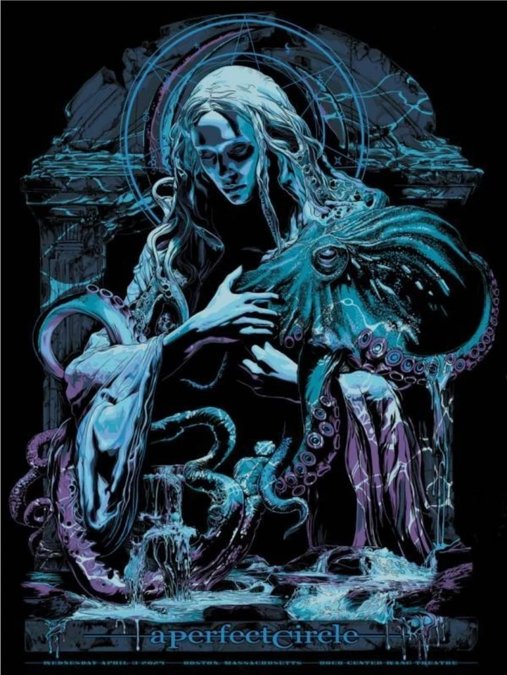A Perfect Circle Poster Boston MA April 3 2024 Carin A Hazmat READY TO SHIP ! - Image 1 of 1