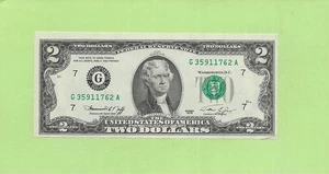 1976 ..UNCIRC 2 $ G 3591 1762 A .... 1976 2 $ G-A NICE NOTE FRN - Bild 1 von 2
