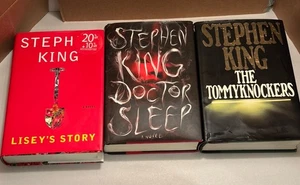 3 PC Lot Stephen King Hardcovers Lisey’s Story Tommyknockers Dr.Sleep   - Imagen 1 de 13