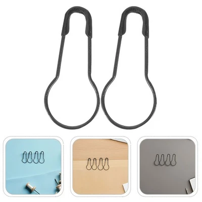  500 Pcs Anstecknadeln Für Bekleidungszubehör Schwarze Sicherheitsnadeln Nähen - Bild 1 von 4