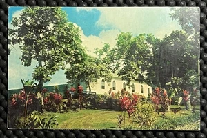 POSTCARD St. BENEDICT's The Old Painted Church Honaunau Kona - Picture 1 of 2