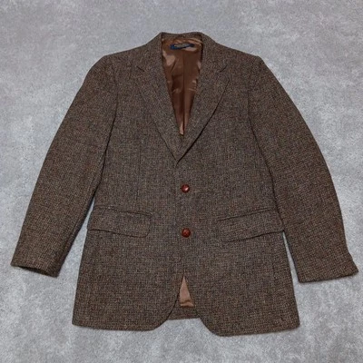 VTG Brooks Brothers Blazer Men's 40 Reg Brooksgate Wool Heavy Tweed Made in USA - Image 1 of 4