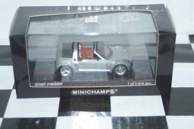 Minichamps Smart Roadster 2003 in Grey 1:43 ref 400 032131 - Image 1 of 4