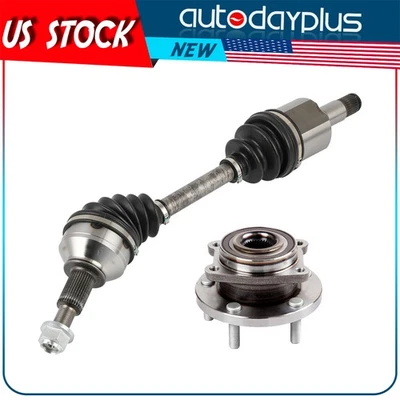 1 X Eje delantero izquierdo CV eje y buje de cojinete de rueda para Chrysler Sebring 2007-2010 Foto 1 de 4