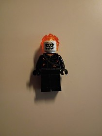 Lego Ghost Rider Minifigure Marvel RETIRED Hard To Find Spider-Man Set 76058