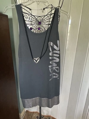 Top/túnica/vestido Zumba Fitness brillo de ZIN convention talla mediana Foto 1 de 4