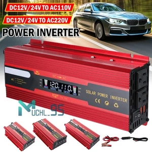 Convertidor 7000W De 12V A 110V/12V A 220V Para Carro Auto inversor de corriente - Picture 1 of 91