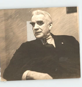 Jefe Nacional de la Liga de la Marina Nelson Macey Vintage 1934 Foto de Prensa - Imagen 1 de 2