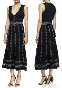 Abito ALEXANDER MCQUEEN valore £ 2400 IT taglia 42/INT M/UK 10/US 6 immacolato - Foto 1 di 12