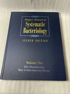 Bergey Manual of Systematic Bacteriology 2nd Ed Vol 2 Part A Introductory Essays - Imagen 1 de 19