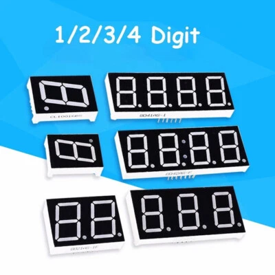 Digital Tube LED Display Module 1/2/3/4 Digit 7 Segment For Arduino Raspberry PI - Image 1 of 4