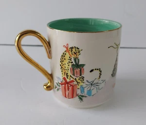 ANTHROPOLOGIE Susannah Garrod 'Tis The Season Deck the Halls Becher - Bild 1 von 9
