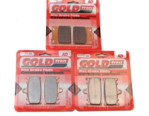Goldfren Brake Pads Front & Rear For Suzuki RGV 250 K/L (VJ21A) 1989-1990 - Picture 1 of 1