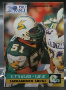 Curtis Wilson (Missouri Tigers) - 1991 Pro Set World League #139