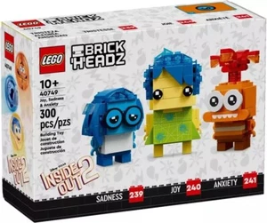 LEGO 40749 Brickheadz Inside Out 2 Alegría, Tristeza y Ansiedad Nuevo Envío Gratis - Imagen 1 de 1