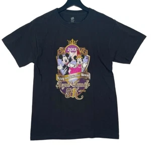 Run Disney Tshirt WDW 2013 Mickey & Minnie Mouse Royal Family 5K Size XL EUC - Picture 1 of 5