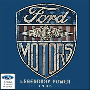Camiseta de colección Ford Motors Racing Speed Shop diseño logotipo con licencia *0153 - Imagen 1 de 3