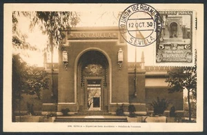 ESPAÑA - AÑO 1930 - EDIFIL 568 - TARJETA POSTAL - PRO UNIÓN IBEROAMERICANA - Imagen 1 de 2