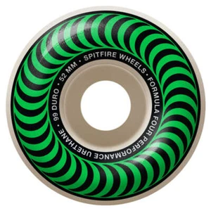 Spitfire Formula Four Classic Green Wheels 101 Duro 52mm - Picture 1 of 1