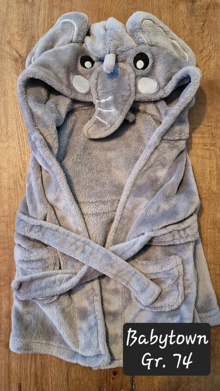 Bademantel Elefant Babytown Gr. 74 - Bild 1 von 1