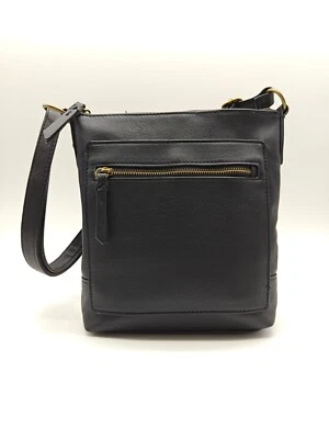 Bolso Bandolera Pequeño Style & Co Hudsonn North South Cuero Sintético Suave -NEGRO Usado Foto 1 de 4