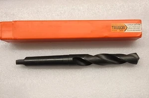 TRUBOR 1 11/32" MORSE TAPER SHANK DRILL MT4 HSS 13 3/8" long o/a - Picture 1 of 4