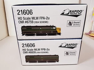 RAPIDO 21606 HO CANADIAN NATIONAL MLW FPA-2u FPB-2u 6759/6859 DCC ESU Lok Sound - Picture 1 of 5