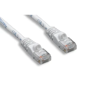 Cable de red LAN de Internet Ethernet blanco parche PTC Cat 5e 25 pies - Imagen 1 de 3