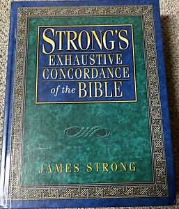 Strongs Exhaustive Concordance Of The Bible James Strong Excellent Condition!