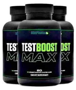 3 Pack Sculptnation TEST BOOST Max Build Muscle Men Testosterone Fat weight Loss - Picture 1 of 5