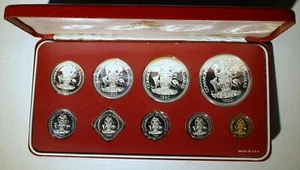 1980 Bahamas Cased Gem Proof Set - Low mintage - Picture 1 of 4