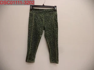 Z By Zella Girls Green UrbanAnimalFleckPrintCrop Leggings L (10/12) 439113772328 - Picture 1 of 7