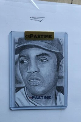 2013 Pastime Reggie Jackson ORIGINAL ART CARD by Brent Naughton Yankees 1/1 RARE - Image 1 of 2