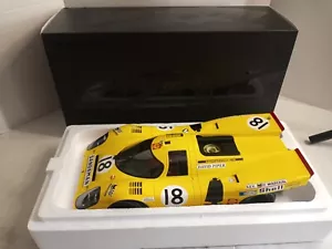 MINICHAMPS Porsche 917K Shell 24h LeMans 1970 Piper/Van Lennep #18 HUGE CAR 1:12 - Picture 1 of 12