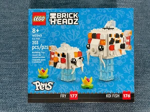 LEGO Brickheadz Haustiere Koi Fisch Braten komplettes Bauset 40545 NEU NICHT MEHR ERHÄLTLICH - Bild 1 von 2