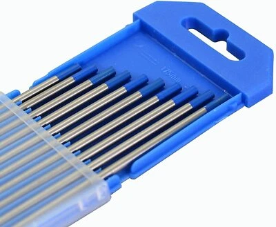 Electrodo de tungsteno de soldadura TIG 2 % lantano WL20 azul cielo 6"x1/8" (3,2 mm), 10 piezas Foto 1 de 4