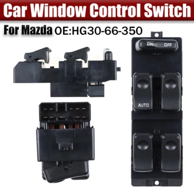 Interruptor de controle de janela de carro ABS HG30-66-350 para Mazda 929 626 Sedan 1993-1997  - Imagem 1 de 4