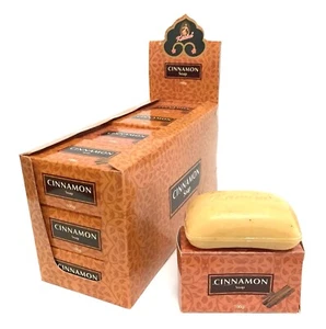 “Cinnamon" 12 Bars Soap Kamini Vegetable Based "Dozen" 12x100gm (1 Dozen) - Picture 1 of 2
