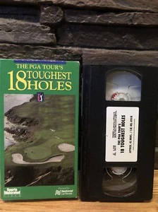 THE PGA TOUR'S 18 TOUGHEST HOLES by SPORTS ILLUSTRATED (VHS, 1991) - Picture 1 of 6