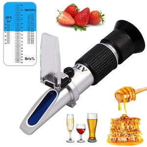 Refraktometer Wein Winzer Bier Alkohol Zucker Gehalt Brix:58-90% Alkohol Tester - Bild 1 von 12