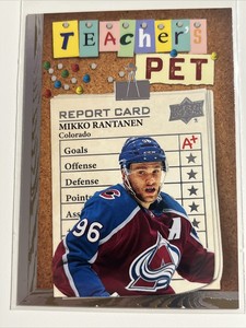 Mikko Rantanen 2023-24 Upper Deck Series 1 Teachers Pet RC #TP-14 Colorado