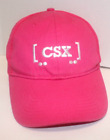 CSX Pink "How Tomorrow Moves" Breast Cancer Awareness Month Ball Cap Adjustable