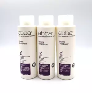 Lot/3 Abba Volume Conditioner ProQuinoa Complex Natural Hair Rescue ~ 8 oz x 3 ~ - Picture 1 of 2