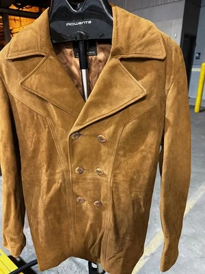 Abrigo Golden Bear EE. UU. Gamuza Doble Pecho XS/S Foto 1 de 3