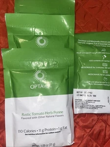 Optavia Rustic Tomato Herb Penne- 4 Packets Fuelings - Picture 1 of 2