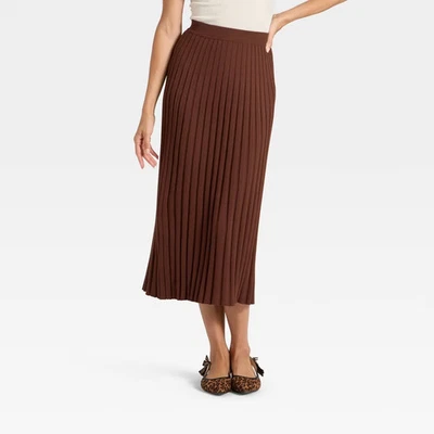 Women's Ribbed Mini Sweater Skirt - A New Day - Image 1 of 2