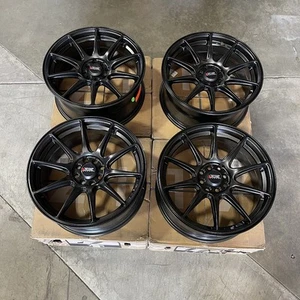 Used 17x7.5 XXR 527 4x98/4x108 40 73.1 Flat Black Wheels set(4) - Picture 1 of 7