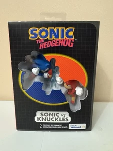 SONIC VS KNUCKLES SEGA 2024 Christmas Ornament Set NEW! Walmart Exclusive! - Picture 1 of 5