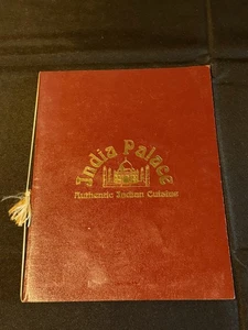 Indian Palace Vtg Menu - Picture 1 of 4